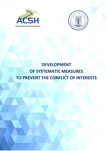 Development of systematic measures to prevent conflicts of interest